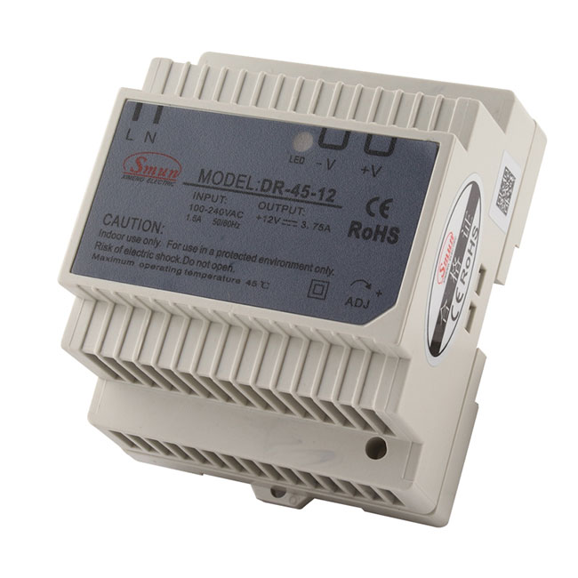 DR-45 45W DIN RAIL مصدر طاقة منفرد