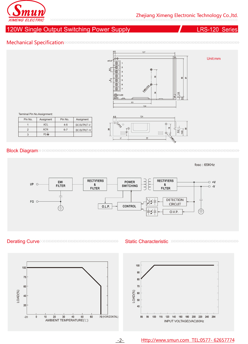 LRS-120 المواصفات 2