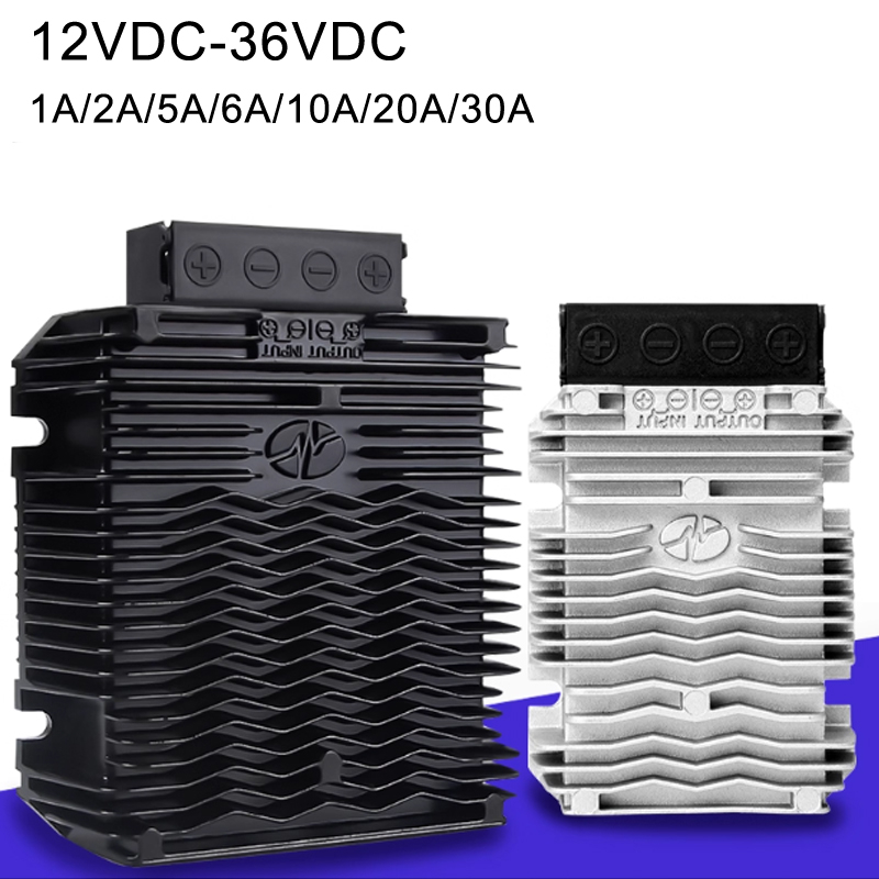 12V إلى 36V 1A إلى 30A IP68 غير معزول DC-DC محول طاقة السيارة
