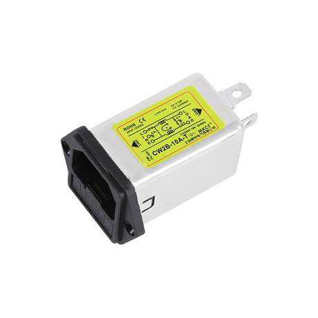 مدخل IEC CW2B-1A/3A/6A/10A-T مرشح طاقة EMI مع مصهر ومفتاح اختياري 