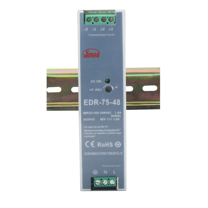 EDR-75 مصدر طاقة 75 وات Din Rail