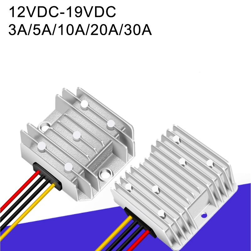 12V إلى 19VDC 3A إلى 30A غير معزول IP68 عالية الكفاءة للماء DC-DC محول 