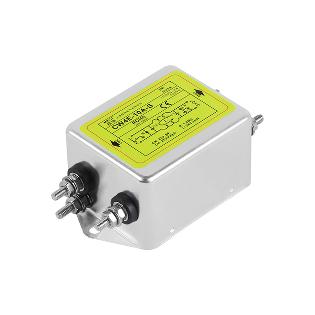 اتصال الترباس 250VAC مرحلة واحدة 50/60 هرتز 380VAC مرشح EMI مضاد للتدخل ثلاثي الطور