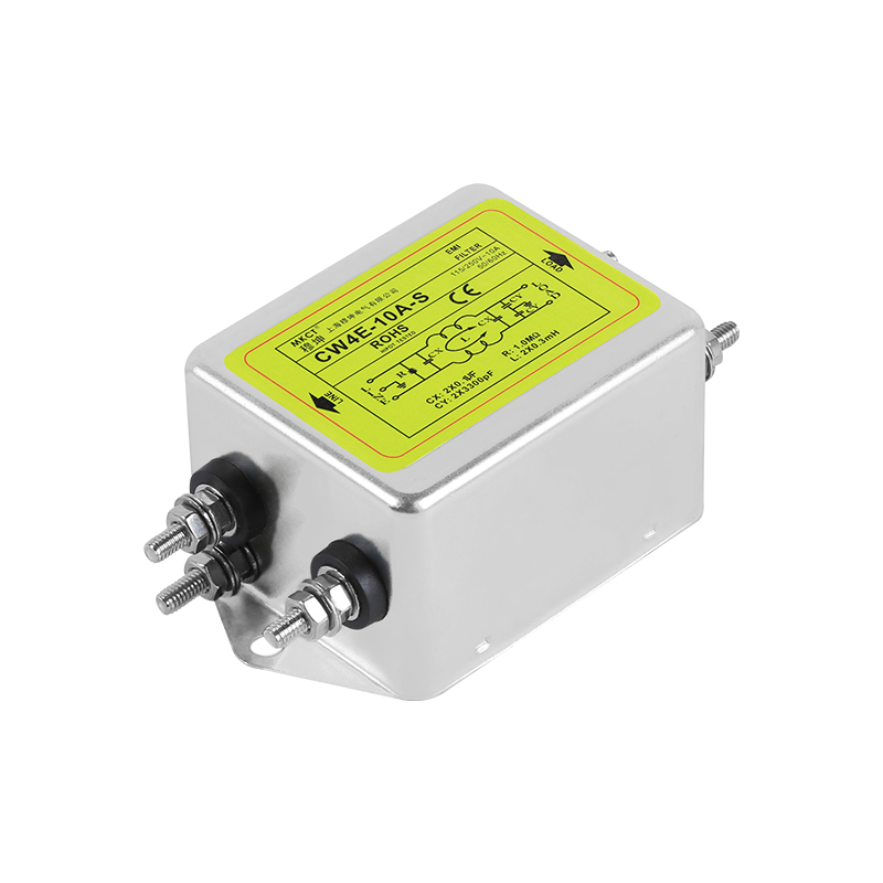 اتصال الترباس 250VAC مرحلة واحدة 50/60 هرتز 380VAC مرشح EMI مضاد للتدخل ثلاثي الطور