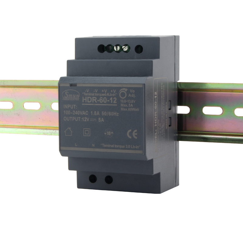 HDR-60 60 واط Din Rail مزود الطاقة