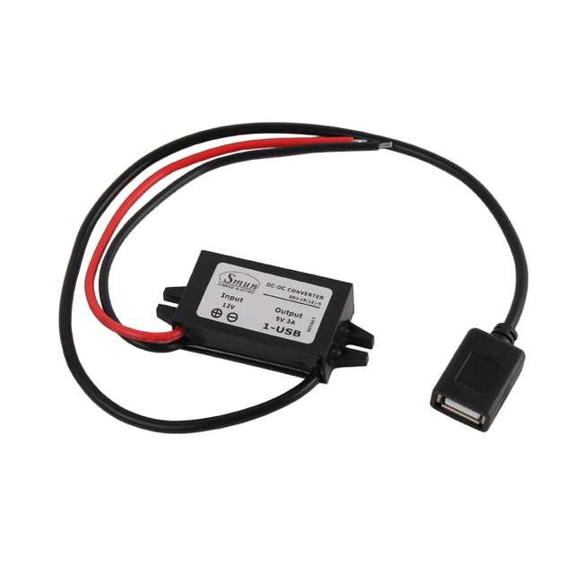 12V / 24VDC إلى 5VDC 3A محول DC-DC غير معزول مع USB واحد