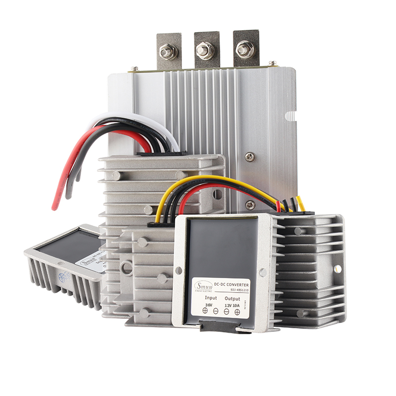 12V / 24VDC إلى 5VDC 3A إلى 60A غير معزول للماء IP68 باك DC-DC محول 