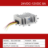24VDC إلى 12VDC 1.5A إلى 100A تنحي محول طاقة DC-DC باك غير معزول