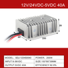 12V / 24VDC إلى 5VDC 3A إلى 60A غير معزول للماء IP68 باك DC-DC محول 